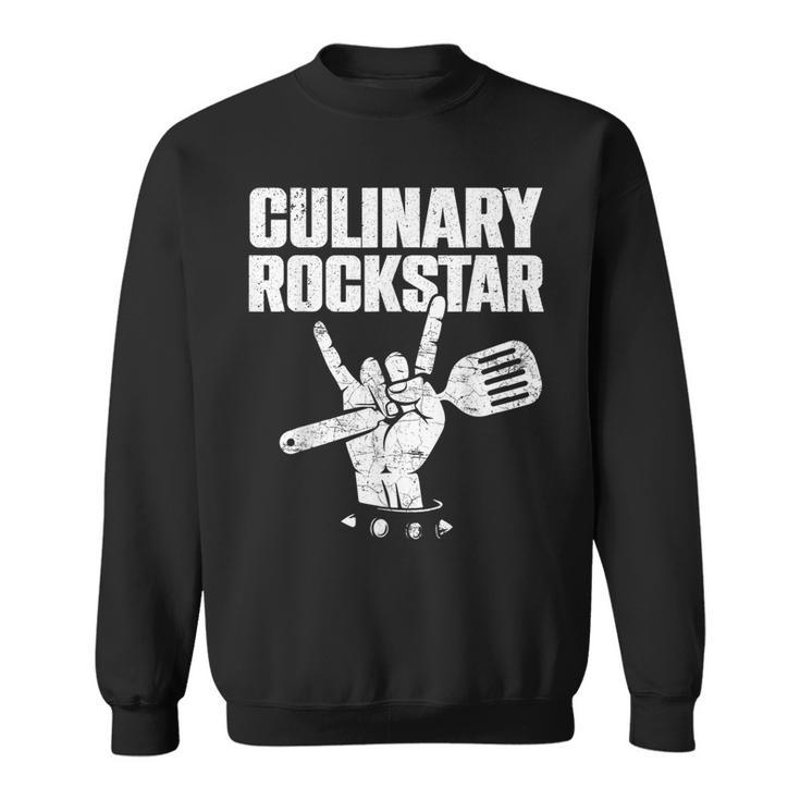 Culinary Lover Chef Cook Culinary Rockstar Sweatshirt