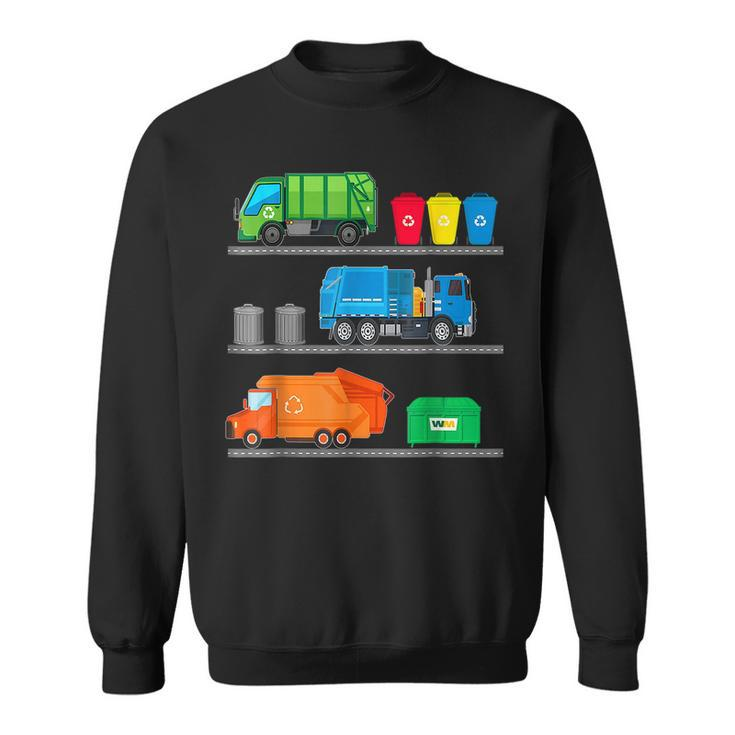 Garbage Truck Driver Junk Bin Dumpster Lorry Toy Sweatshirt
