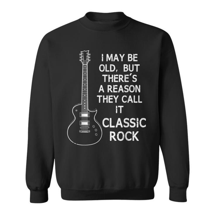 Funny Guitar Guitarist Musician Rock Music Gift Men Dad  Sweatshirt