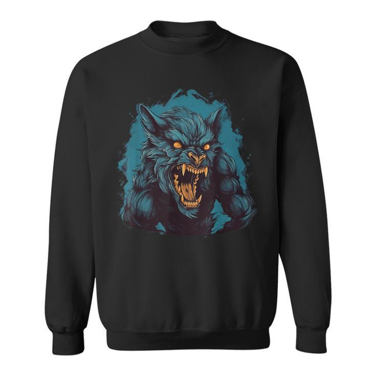 Halloween Party With This Cool Werewolf Costume Sweatshirt