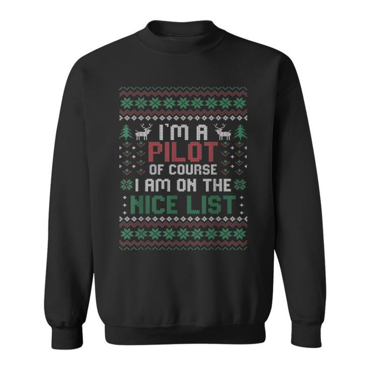 I'm A Pilot Ugly Christmas Sweaters Sweatshirt