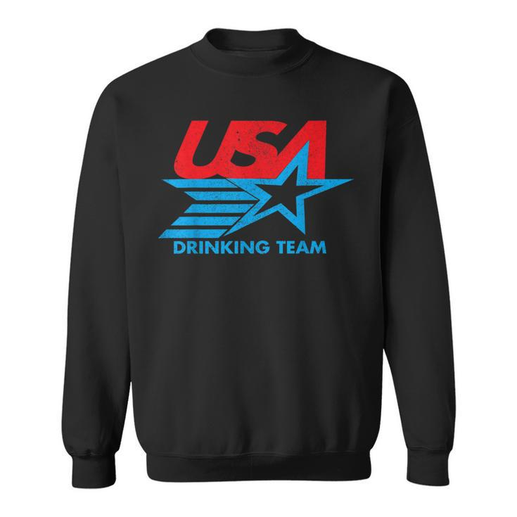 Funny Independence Day T Usa Drinking Team 4Th Of July Sweatshirt