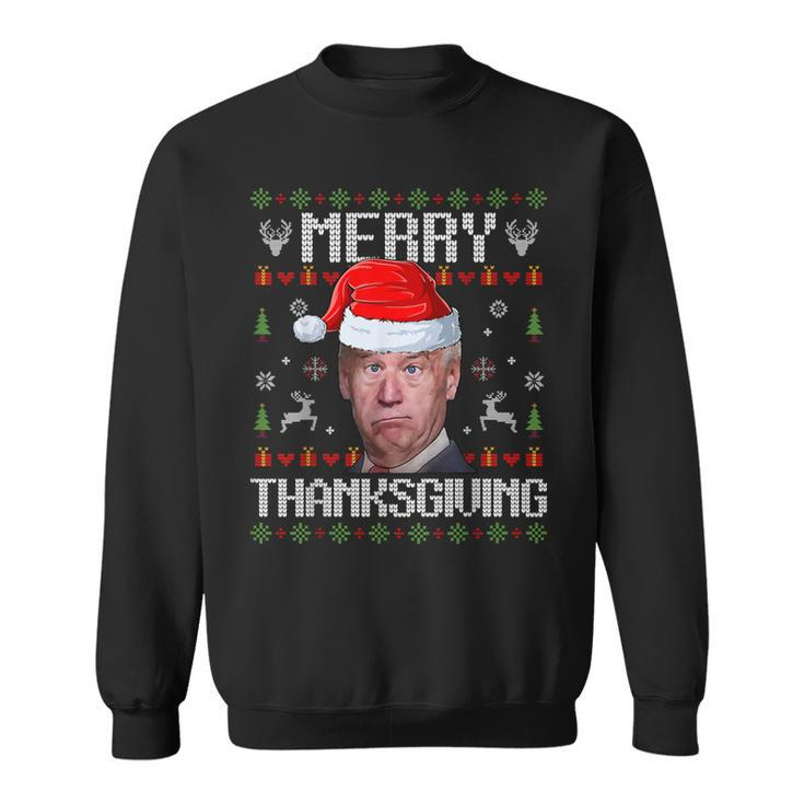 Joe Biden Merry Thanksgiving Ugly Christmas Sweater Sweatshirt