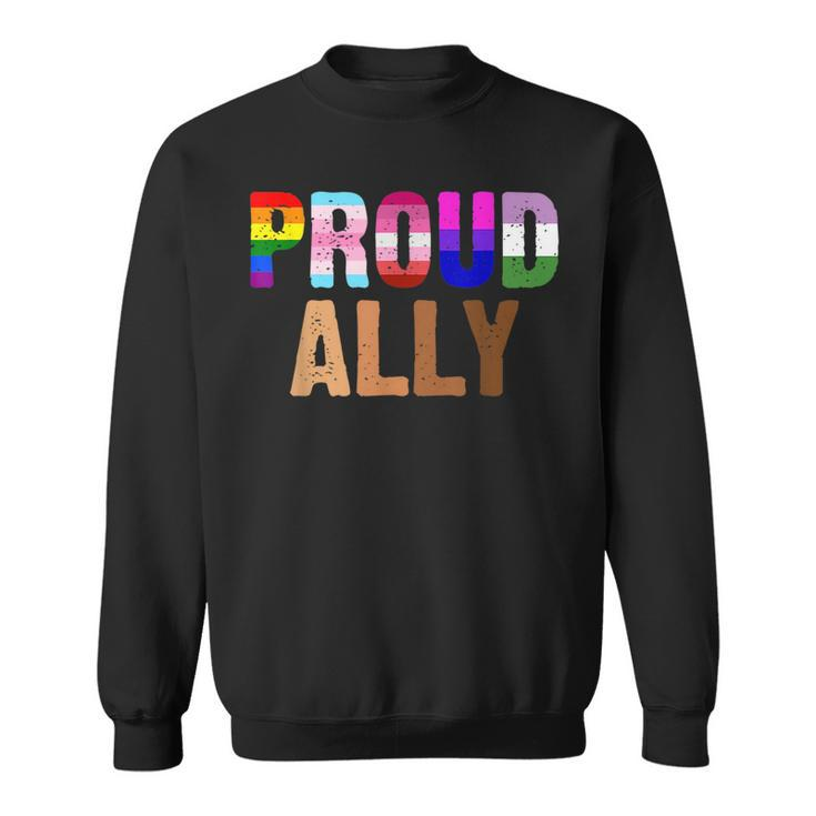 Funny Junenth Black History Proud Allies Lgbt Gay Lesbian  Sweatshirt