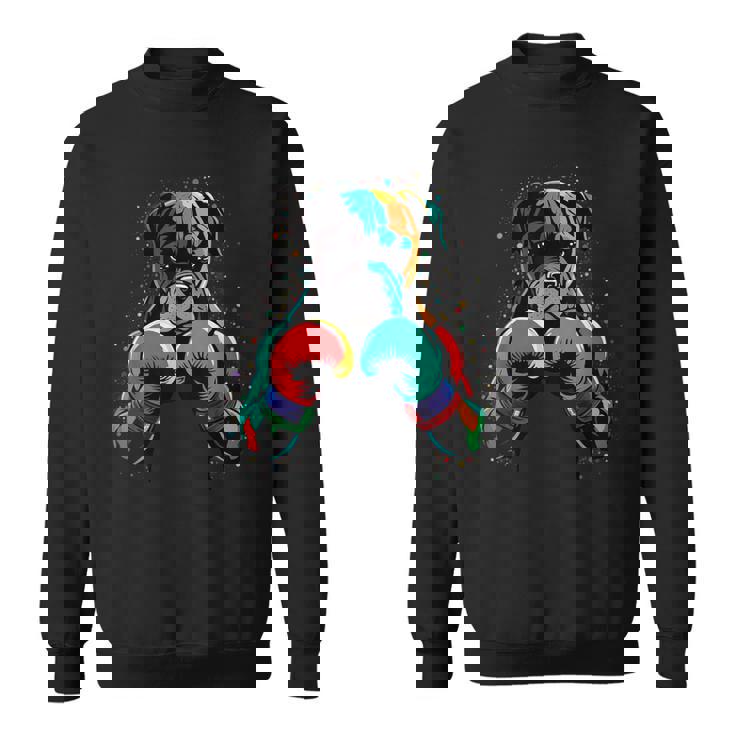 Kickboxing Or Boxing Boxer Dog Sweatshirt