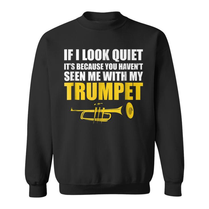 Funny Loud Tooting Trumpet Musician T Sweatshirt