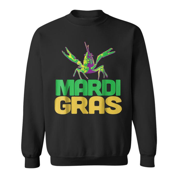 Funny Mardi Gras Crawfish Carnival New Orleans Party Sweatshirt