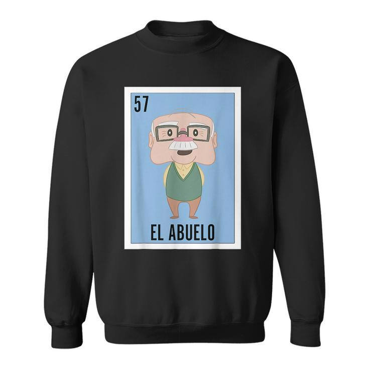 Funny Mexican Design For Grandpa - El Super Abuelo  Sweatshirt