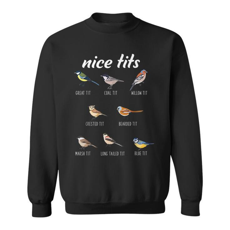 Funny Nice Tits Birdwatching Bird Watching Birding Binocular  Bird Watching Funny Gifts Sweatshirt