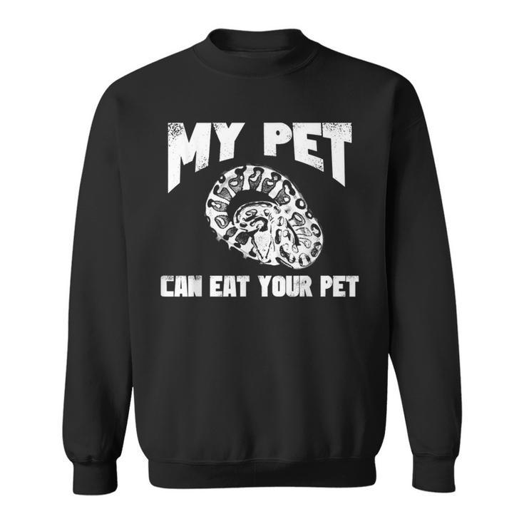 Pet Love Ball Python Snake Lovers Sweatshirt