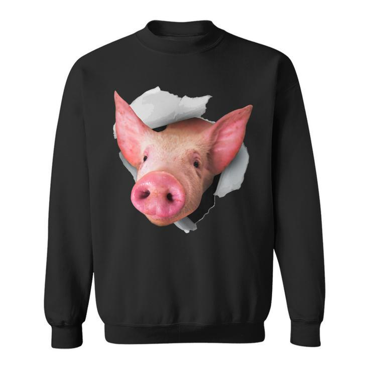 Pig Pig Lover Farm Animal Farming Livestock Pig Sweatshirt
