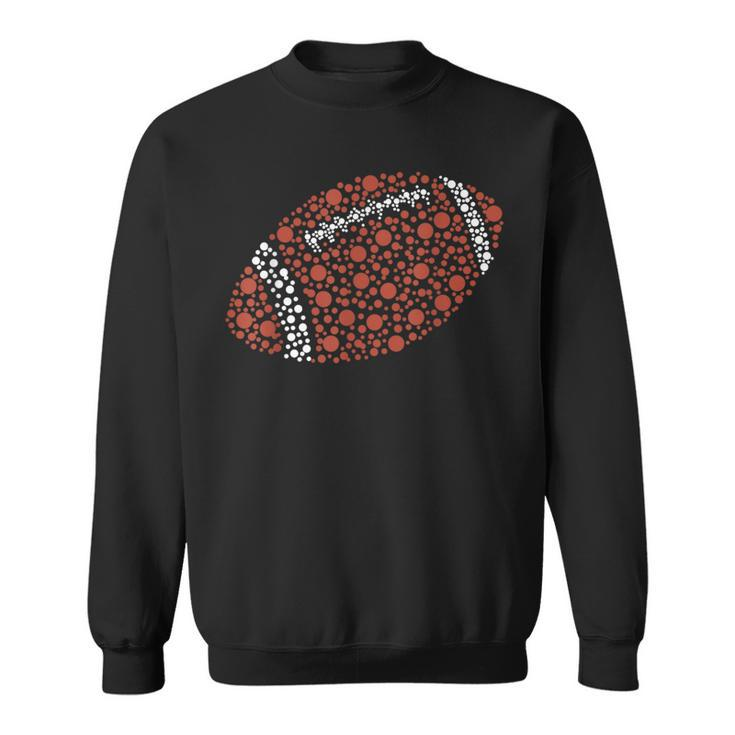 Polka Dot Football Lover Player International Dot Day Sweatshirt