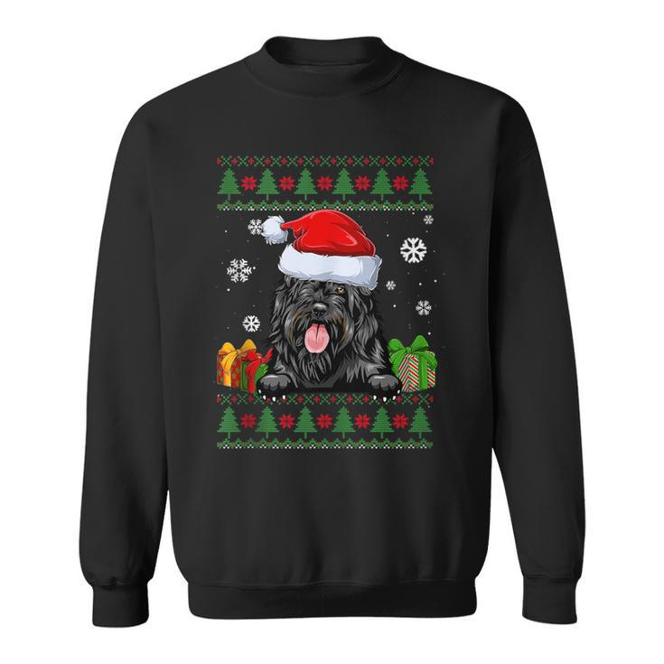 Portuguese Water Dog Santa Hat Ugly Christmas Sweater Sweatshirt
