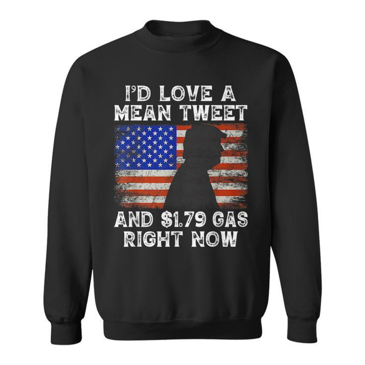 Funny Pro Trump Fathers Day Mean Tweets 2024 Gas Prices Sweatshirt