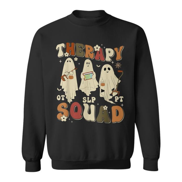 Therapy Squad Slp Ot Pt Team Halloween Therapy Squad Sweatshirt