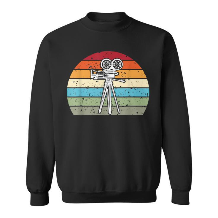 Funny Retro Vintage Sunset Filmmaker Sweatshirt