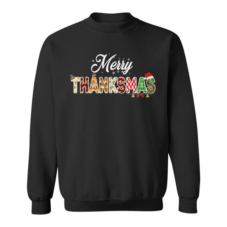 Thanksmas 2023 Merry Thanksmas Thanksgiving Christmas Sweatshirt