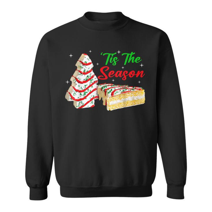 Tis The Season Christmas Tree Cakes Debbie Sweatshirt