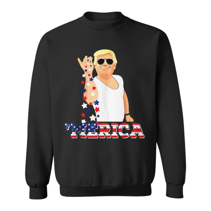 Funny Trump Bae 4Th Of July Trump Salt Freedom Salt Funny Gifts Sweatshirt