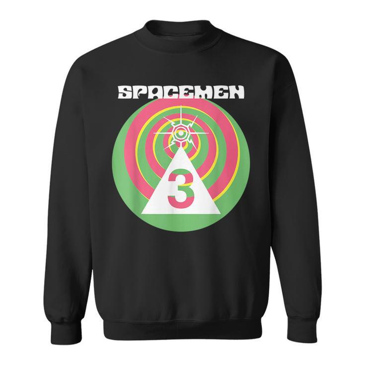 Funny Vintage 90S Spacemen Nerd Geek 3 Graphic  Sweatshirt