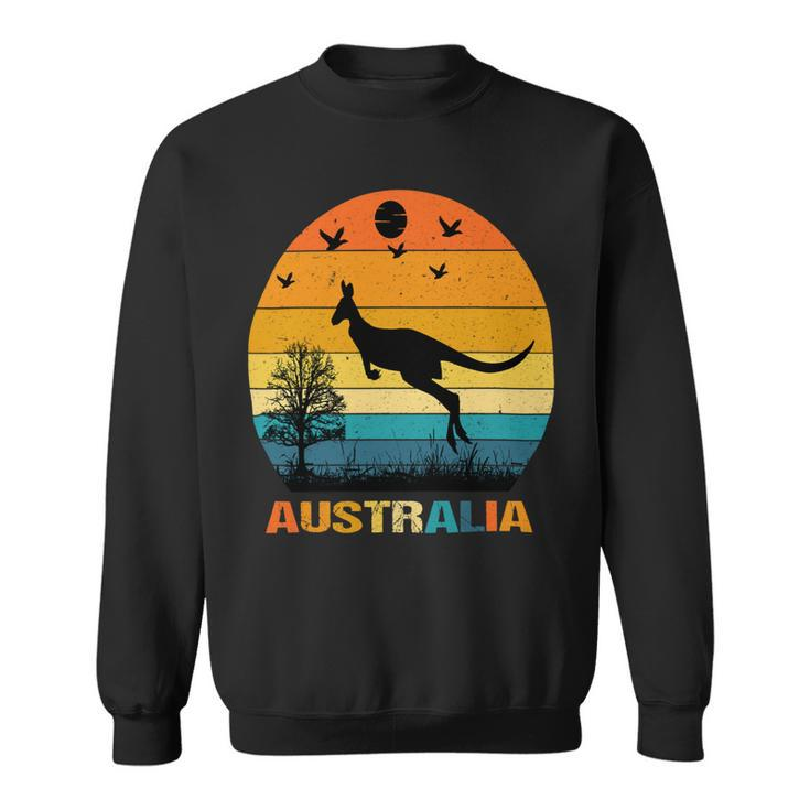 G Day Mate Kangaroo Aussie Animal Australia Flag Australia 2 Sweatshirt