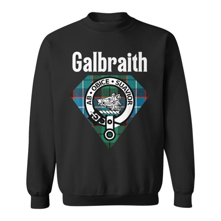 Galbraith Clan Scottish Name Coat Of Arms Tartan Sweatshirt
