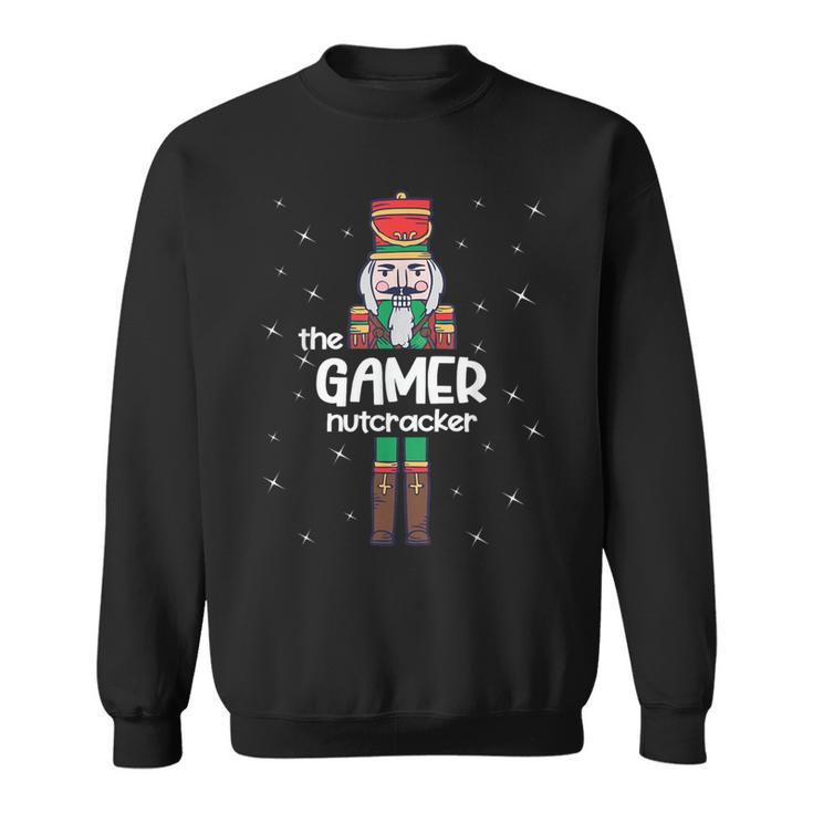 Gamer Nutcracker Family Matching Pajama Sweatshirt