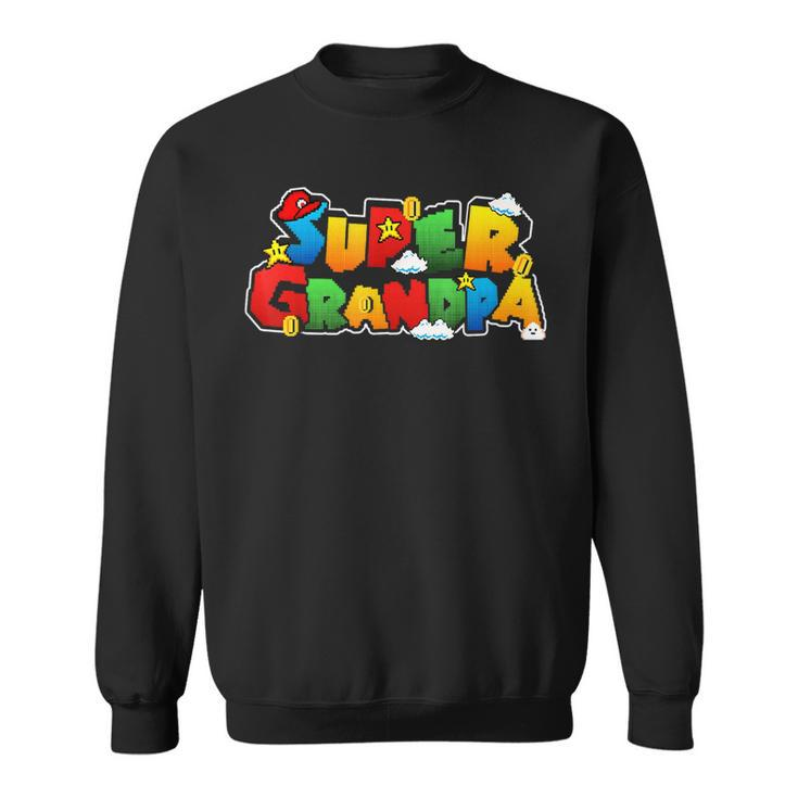Gamer Super Grandpa Gamer For Grandpa Sweatshirt