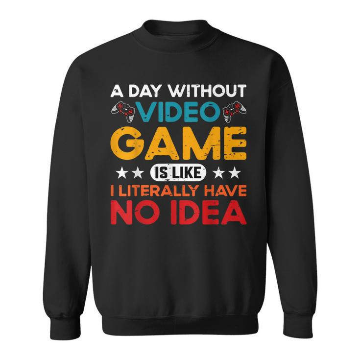 Gaming For Nage Boys 8-16 Year Old Christmas Gamer Sweatshirt