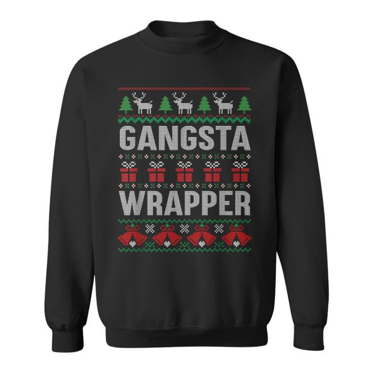 Gangsta Wrapper Ugly Sweater Christmas Sweatshirt