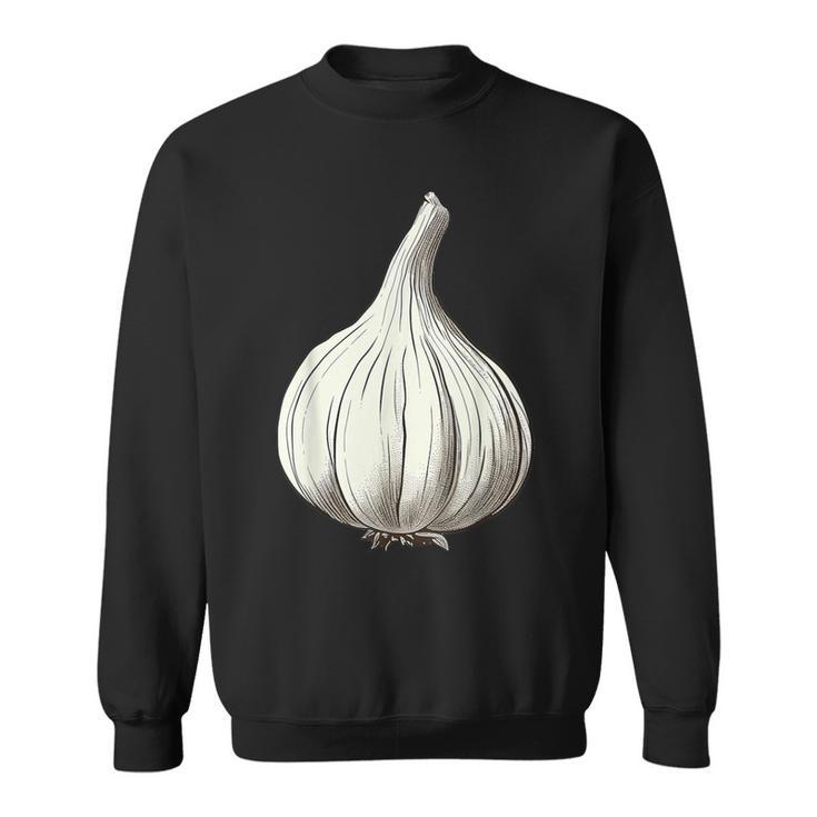 Garlic Lazy Easy Matching Halloween Costume Sweatshirt