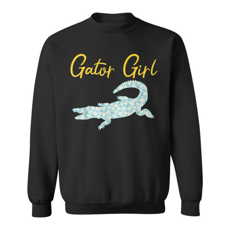 Gator Girl Alligator Lover Zookeeper Crocodile  Sweatshirt