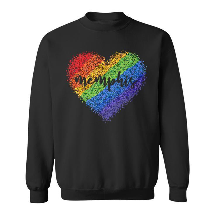 Gay Pride Memphis Lgbtq  Lesbian Gay Bi Trans Sweatshirt