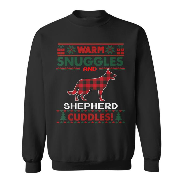 German Shepherd Dog Christmas Pajama Ugly Christmas Sweater Sweatshirt