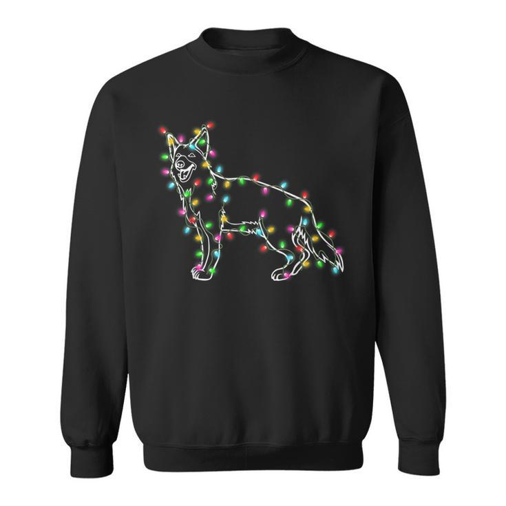 German Shepherd Dog Tree Christmas Sweater Xmas Dogs Sweatshirt