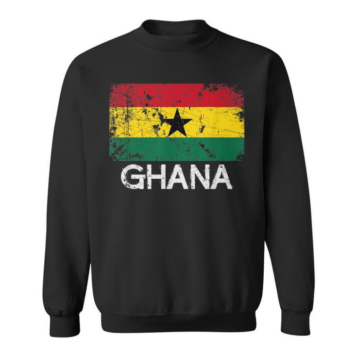 Ghanaian Flag  | Vintage Made In Ghana Gift Sweatshirt