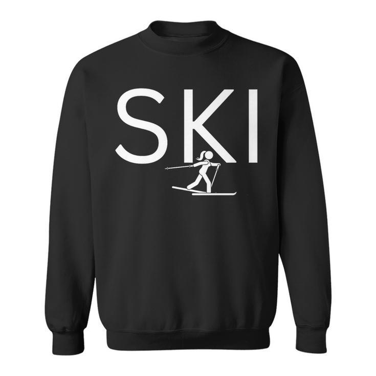 Girls Who Ski   Sweatshirt