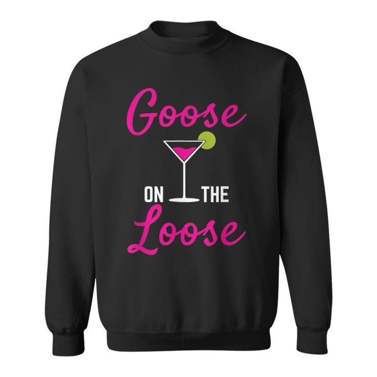 Goose On The Loose T  Sweatshirt