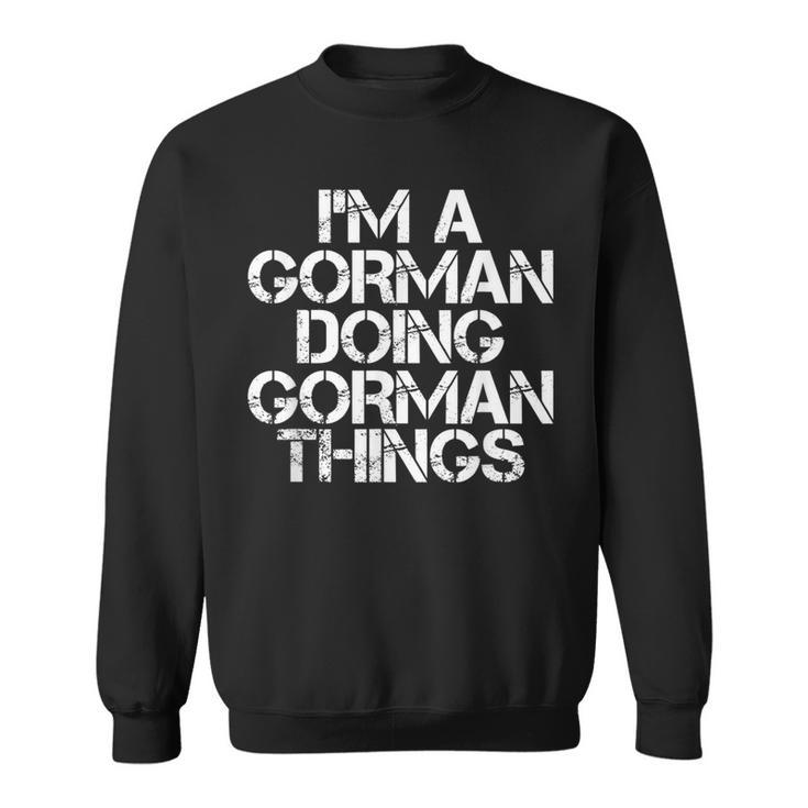 Gorman Surname Family Tree Birthday Reunion Idea Sweatshirt