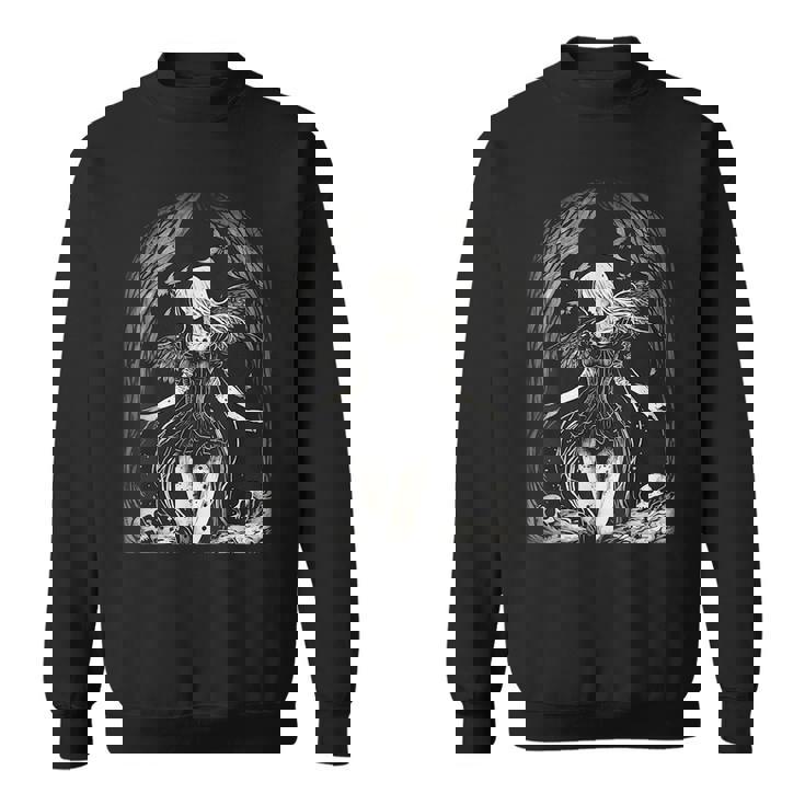 Goth Fairy Dark Witch Forest Gothic Alt Horror Aesthetic Sweatshirt