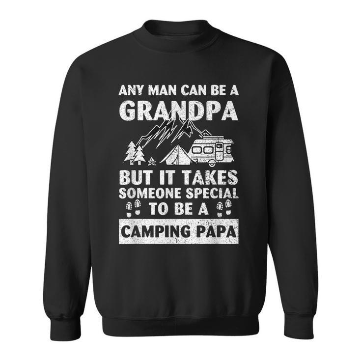 Grandpa Camp Lover Proud Camping Papa Fathers Day  Gift  Sweatshirt