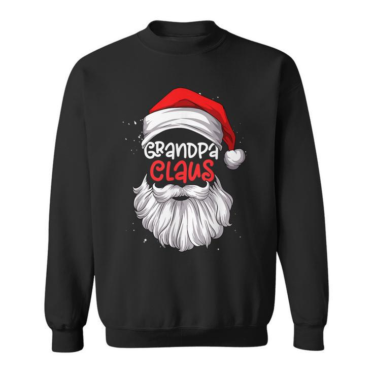 Grandpa Claus Hat Santa Funny Beard Matching Family Pajama  Sweatshirt
