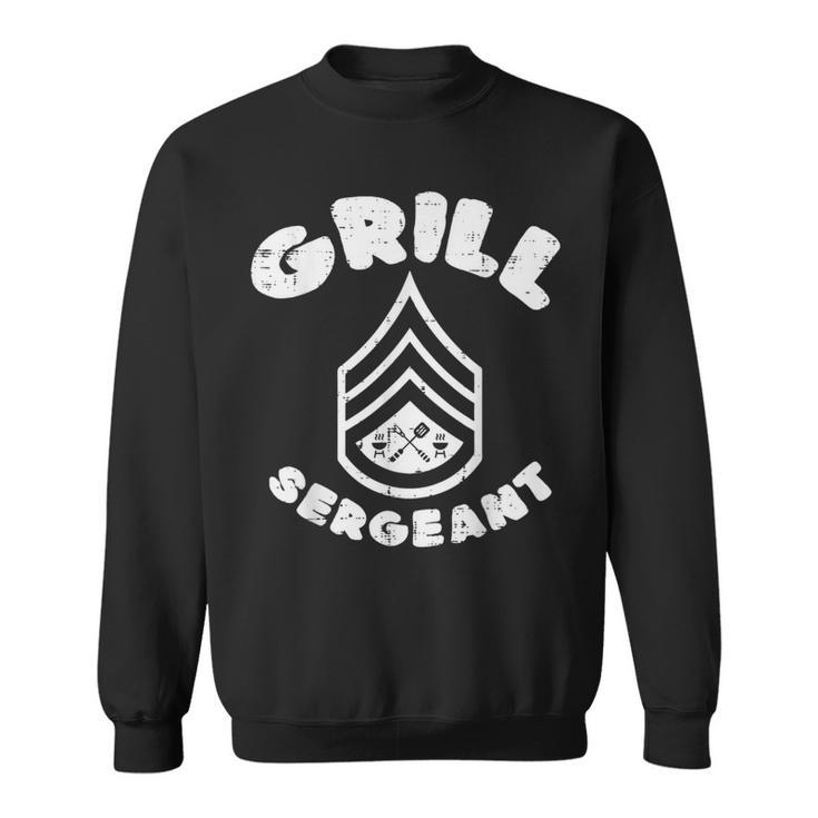 Grill Sergeant Bbq Barbecue Meat Lover Dad Boys Sweatshirt