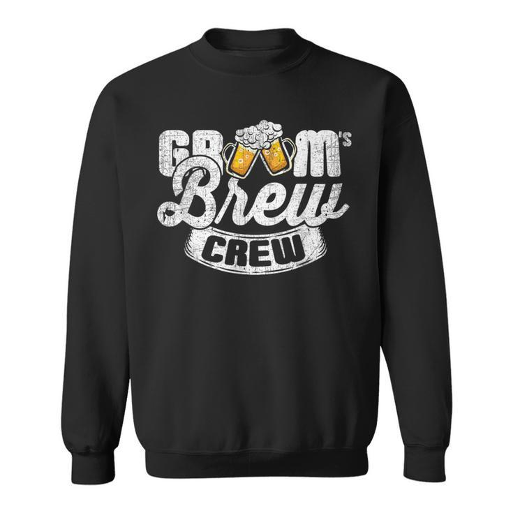 Grooms Brew Crew Groomsmen & Best ManSweatshirt