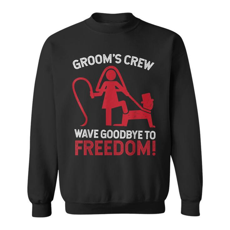 Groom's Crew T Groom Groomsmen Bachelor Party Sweatshirt