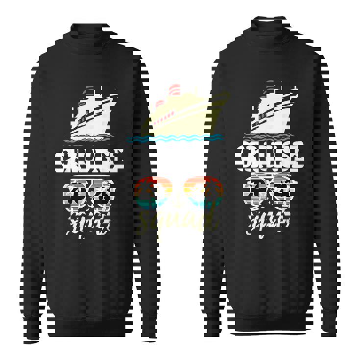 Groovy Cruise Squad 2023 Sunglasses Family Vacation Trip Sweatshirt