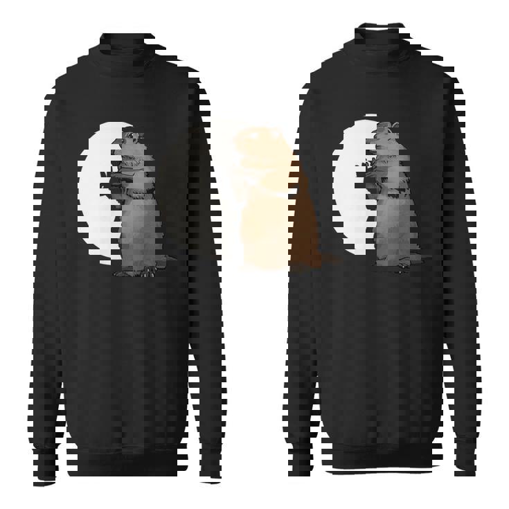 Groundhog Day Shadow Puppet Sweatshirt