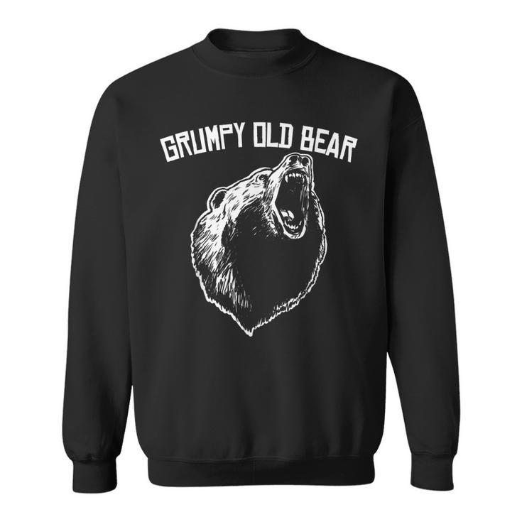 Grumpy Old Bear Funny Grumpy Grandpa  Sweatshirt