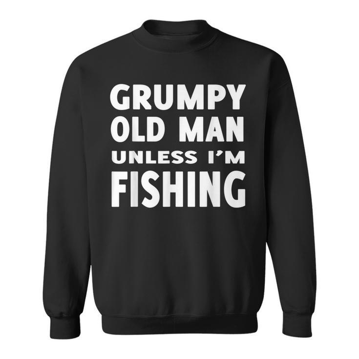 Vintage Grumpy Old Man Unless Im Fishing T-shirt T-Shirt