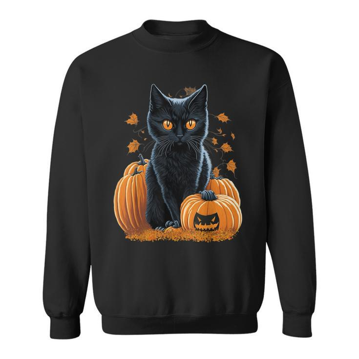 Halloween Cats Cat Halloween Sweatshirt